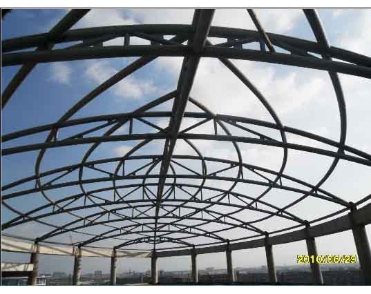 太原中煤朔州宾馆管桁架工程